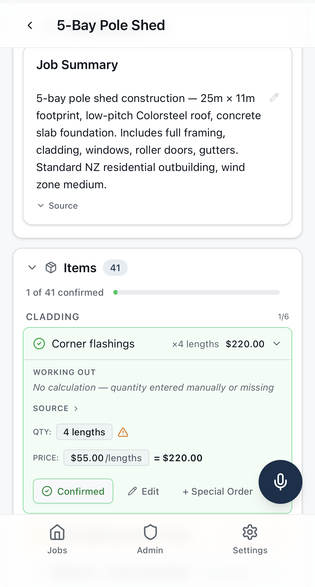 Qoutt notes view on phone